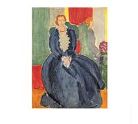 LHHJF LJHFA Henri Matisse Espressionismo Poster Ritratto di Una Donna Arte murale e Stampe Henri Matisse Tela Pittura Decorazione per la casa Immagine 40x60cm Senza Cornice
