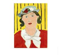 LHHJF LJHFA Henri Matisse Espressionismo Poster Ritratto di Una Donna Arte murale e Stampe Henri Matisse Tela Pittura Decorazione per la casa Immagine 40x60cm Senza Cornice