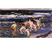 LHHJF LJHFA Impressionismo Poster di Joaquin Sorolla Arte murale Vintage Joaquin Sorolla Pittura e Stampe di Decorazione casa 50x90cmx1 Senza Cornice