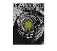 LHHJF LJHFA Italia 1990 Coppa del Mondo di Calcio Poster Vintage Calcio Sport Tela Dipinto Coppa del Mondo Stampe Artistiche da Parete Decorazione per la Casa Immagine 50x70cmx1 Senza Cornice