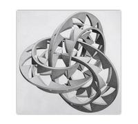 LHHJF LJHFA M.C. Escher Poster Classico Arte Astra Moderna Murale M.C. Escher Pittura e Stampe Decorazione Casa 50x50cm Senza Cornice