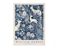 LHHJF LJHFA Manifesti della Mostra William Morris Arte murale delle Piante Pittura e Stampe su Tela William Morris Quadro di Arredamento Moderno 50x70cmx1 Senza Cornice