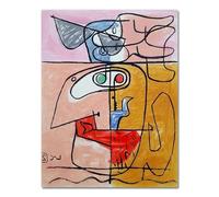 LHHJF LJHFA Manifesto della Mostra di Le Corbusier, Arte murale Astratta di Le Corbusier, Dipinto su Tela e Stampe di Le Corbusier, Quadro per Arredamento Nordico 40x60 cm, Senza Cornice