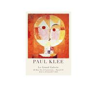 LHHJF LJHFA Manifesto della Mostra di Paul Klee, Modernismo, Astratto, Retro, Arte murale, Paul Klee, Dipinto su Tela e Stampe, Decorazione per la casa nordica, Immagine 50x70cm, Senza Cornice