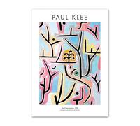 LHHJF LJHFA Manifesto della Mostra di Paul Klee, Surrealismo, Arte murale Astratta, Paul Klee, Pittura su Tela e Stampe, Decorazione per la casa, Soggiorno, 50x70 cm, Senza Cornice