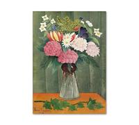 LHHJF LJHFA Manifesto della Mostra Henri Rousseau La Giungla Equatoriale Arte murale Henri Rousseau Dipinto su Tela e Stampe Decorazione per la casa Immagine 50x70cm Senza Cornice