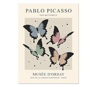 LHHJF LJHFA Pablo Picasso Abstract Poster Vintage Wall Art Pablo Picasso Canvas Painting And Prints Modern Home Living Room Decor Picture 50x70cm Nessuna Cornice