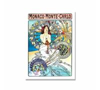 LHHJF LJHFA Poster Astratto di Alphonse Mucha Arte murale della Dea delle Stagioni Pittura e Stampe su Tela di Alphonse Mucha Quadro di Arredamento per la casa 50x70cm Senza Cornice