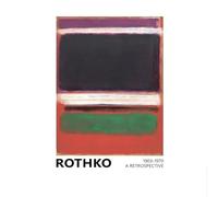 LHHJF LJHFA Poster Astratto di Mark Rothko, Dipinto su Tela con Gradiente colorato, Arte murale e Stampe di Mark Rothko, Arredamento Moderno per la casa, Immagine 50x70cmx1 Senza Cornice