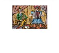 LHHJF LJHFA Poster Astratto retrò di Bernard Buffet《Perform》Arte murale Bernard Buffet, Dipinto su Tela e Stampe, Quadro Moderno per la casa, 40x60 cm, Senza Cornice