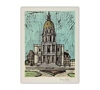 LHHJF LJHFA Poster Bernard Buffet《Il Panthéon a Parigi 1985》Arte murale Bernard Buffet Dipinto e Stampe Decorazione casa 40x60cm Senza Cornice