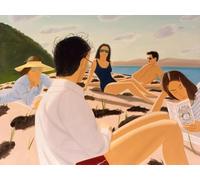 LHHJF LJHFA Poster Classico di Alex Katz Aesthetics Quadro su Tela Round Hill Illustrazione murale e Stampe di Alex Katz Foto di Decorazione casa di Moda 50x70cm Senza Cornice