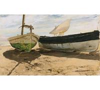 LHHJF LJHFA Poster Classico di Joaquin Sorolla Paesaggio Marino Arte murale di Joaquin Sorolla Pittura e Stampe Foto di Arredamento Moderno 50x70cmx1 Senza Cornice