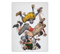 LHHJF LJHFA Poster Classico di Norman Rockwell, Arte Astratta Vintage da Parete, Dipinto su Tela e Stampe di Norman Rockwell, Decorazione per la casa nordica, 40x60 cm, Senza Cornice.