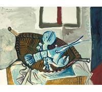 LHHJF LJHFA Poster classico di Pablo Picasso《aragosta nel cestino》Arte murale Pablo Picasso Tela Pittura e stampe Decorazione per la casa Immagine 50x70cmx1 Senza cornice