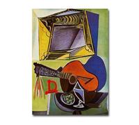 LHHJF LJHFA Poster del Maestro d'Arte Moderna Pablo Picasso, cubismo Astratto, Arte murale, Pablo Picasso, Pittura su Tela e Stampe, Decorazione per la casa, Quadro da Parete 50x70 cm, Senza Cornice.