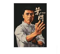 LHHJF LJHFA Poster del Maestro di Kung Fu Cinese Ip Man Donnie Yen, Arte murale, Maestro di Wing Chun, Dipinto su Tela e Stampe per la Decorazione della casa, Immagine 50x70 cm Senza Cornice
