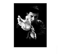 LHHJF LJHFA Poster del Maestro di Kung Fu Cinese Ip Man Donnie Yen, Arte murale, Maestro di Wing Chun, Dipinto su Tela e Stampe per la Decorazione della casa, Immagine 50x70 cm Senza Cornice