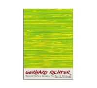 LHHJF LJHFA Poster del museo Gerhard Richter, Arte murale dell'espressionismo, Pittura su Tela e Stampe di Gerhard Richter, Decorazione per la casa nordica, 50x70cmx1, Senza Cornice.