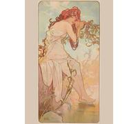 LHHJF LJHFA Poster della Mostra Alphonse Mucha Arte da Parete Vintage Pittura e Stampe su Tela di Alphonse Mucha Moda Home Décor Immagine 50x70cmx1 Senza Cornice