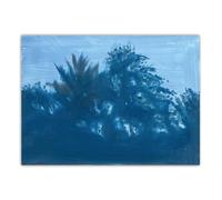 LHHJF LJHFA Poster di Alex Katz Tardo pomeriggio Blu - Arte murale su Tela di Alex Katz - Quadro Astratto e Stampe - Decorazione nordica per la casa e Il Soggiorno - 50x70 cm - Senza Cornice