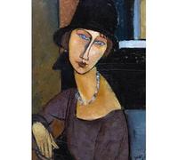LHHJF LJHFA Poster di Amedeo Modigliani, Ritratto retrò, Arte murale, Dipinto su Tela e Stampe di Amedeo Modigliani, Decorazione per la casa nordica, 40x60 cm, Senza Cornice.