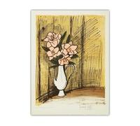 LHHJF LJHFA Poster di Bernard Buffet con Fiori Vintage, Arte murale, Dipinto su Tela e Stampe di Bernard Buffet per la Decorazione della casa, Soggiorno, Immagine 50x70 cm Senza Cornice