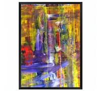 LHHJF LJHFA Poster di Gerhard Richter, Espressionismo Astratto, Arte murale, Dipinto su Tela e Stampe di Gerhard Richter, Decorazione per la casa nordica, Immagine 50x70cm, Senza Cornice