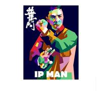 LHHJF LJHFA Poster di Kung Fu Cinese Ip Man Donnie Yen Wall Art Wing Chun Master Canvas Painting And Prints Fashion Home Decor Picture 50x70cmx1 Senza Cornice