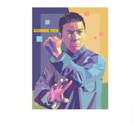 LHHJF LJHFA Poster di Kung Fu Cinese Ip Man Donnie Yen Wall Art Wing Chun Master Canvas Painting And Prints Fashion Home Decor Picture 50x70cmx1 Senza Cornice