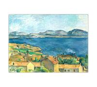 LHHJF LJHFA Poster di Paul Cezanne, Paesaggio di Una Piccola Città, Arte murale, Dipinto su Tela e Stampe di Paul Cezanne, Decorazione per la casa, Soggiorno, 40x60 cm, Senza Cornice