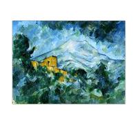 LHHJF LJHFA Poster di Paul Cezanne, Paesaggio Forestale, Arte Murale, Paul Cezanne, Dipinto su Tela e Stampe, Decorazione Nordica per la Casa e Il Soggiorno, 40x60 cm, Senza Cornice
