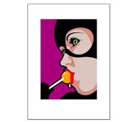 LHHJF LJHFA Poster di Roy Lichtenstein, Arte Astratta da Parete, Dipinto su Tela e Stampe di Roy Lichtenstein, Decorazione Moderna per la casa, Soggiorno, 40x60cmx1, Senza Cornice.