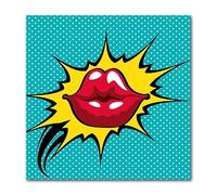 LHHJF LJHFA Poster di Roy Lichtenstein, Arte murale Vintage, Dipinto su Tela e Stampe di Roy Lichtenstein, Arredamento Moderno per la casa, Soggiorno, 50x50cm, Senza Cornice.