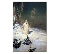 LHHJF LJHFA Poster di Viktor Vasnetsov La fanciulla di Neve, Dipinto su Tela e Stampe di Viktor Vasnetsov, Decorazione per la casa, Soggiorno, 50x80 cm, Senza Cornice.
