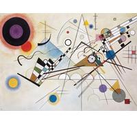 LHHJF LJHFA Poster di Wassily Kandinsky, Arte Astratta da Parete, Dipinto su Tela e Stampe di Wassily Kandinsky, Decorazione Moderna per la casa e Il Soggiorno, 40x60 cm, Senza Cornice.