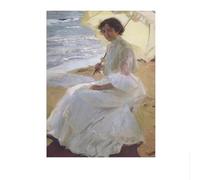 LHHJF LJHFA Poster e Stampe di Joaquin Sorolla, impressionisti di Joaquin Sorolla, Arte murale su Tela, Dipinto Astratto, Decorazione per la casa nordica, 40x60 cm, Senza Cornice.