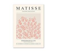 LHHJF LJHFA Poster Estetica di Henri Matisse con Foglie di Corallo, Stampe e Quadri su Tela, Decorazione Moderna per la casa, 40x60cmx1, Senza Cornice.