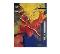 LHHJF LJHFA Poster estetico di Gerhard Richter, Arte murale Astratta Vintage, Dipinto su Tela e Stampe di Gerhard Richter, Decorazione per la casa, 50x70cmx1, Senza Cornice.