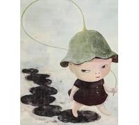 LHHJF LJHFA Poster estetico di Yoshitomo Nara, Dream Doll, Arte murale, Dipinto su Tela e Stampe di Yoshitomo Nara, Decorazione Moderna per la cameretta dei Bambini, 50x70 cm, Senza Cornice.