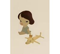 LHHJF LJHFA Poster estetico di Yoshitomo Nara, Dream Doll, Arte murale, Dipinto su Tela e Stampe di Yoshitomo Nara, Decorazione Moderna per la cameretta dei Bambini, 50x70 cm, Senza Cornice.