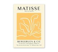 LHHJF LJHFA Poster Henri Matisse Vintage Coral Leaves Wall Art Henri Matisse Tela Pittura e Stampe per la casa Soggiorno Decorazione Immagine 40x60cm Nessuna Cornice