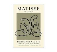 LHHJF LJHFA Poster Henri Matisse Vintage Coral Leaves Wall Art Henri Matisse Tela Pittura e Stampe per la casa Soggiorno Decorazione Immagine 40x60cm Nessuna Cornice