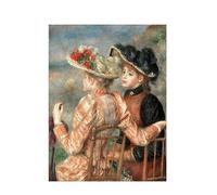 LHHJF LJHFA Poster impressionista di Pierre Auguste Renoir, Ragazza, Arte murale, Pierre Auguste Renoir, Dipinto su Tela e Stampe, Decorazioni per la casa, 40x60 cm, Senza Cornice.
