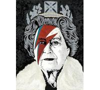 LHHJF LJHFA Poster in Bianco e Nero della Regina Elisabetta II, Divertente Arte murale, Dipinto su Tela e Stampe della Regina Elisabetta II, Immagine per la casa 50x70cmx1 Senza Cornice