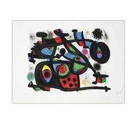 LHHJF LJHFA Poster Minimalista Moderno di Joan Miró, Arte Astratta da Parete, Dipinto su Tela e Stampe di Joan Miró, Decorazione nordica per la casa e Il Soggiorno, 40x60 cm, Senza Cornice.