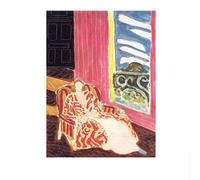 LHHJF LJHFA Poster retrò Classico di Henri Matisse La Porta oscura, Stampe e Quadri su Tela, Decorazione per la casa nordica, 40x60 cm, Senza Cornice.