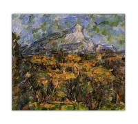 LHHJF LJHFA Poster retrò Classico di Paul Cezanne《Monte Sainte》Arte murale di Paul Cezanne, Dipinto su Tela e Stampe, Decorazione per la casa nordica, 60x70cmx1, Senza Cornice