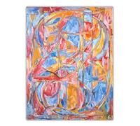 LHHJF LJHFA Poster retrò di Jasper Johns da 0 a 9", Dipinto su Tela e Stampe di Jasper Johns, Decorazione Moderna per la casa e Il Soggiorno, 40x60 cm, Senza Cornice.