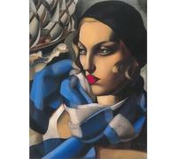 LHHJF LJHFA Poster retrò di Tamara de Lempicka Arte da Parete Astratta di Donna Tamara de Lempicka Quadratura e Stampe su Tela Foto di Arredamento casa 50x70cm Senza Cornice